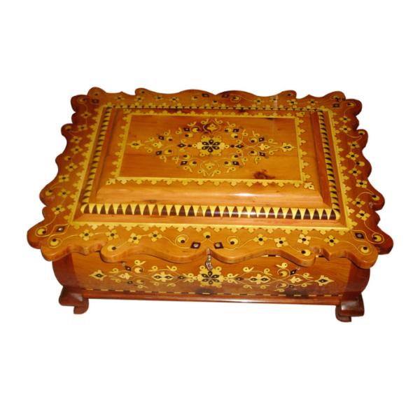 DGN-0031_ Handmade Moroccan Wooden Jewelry Box