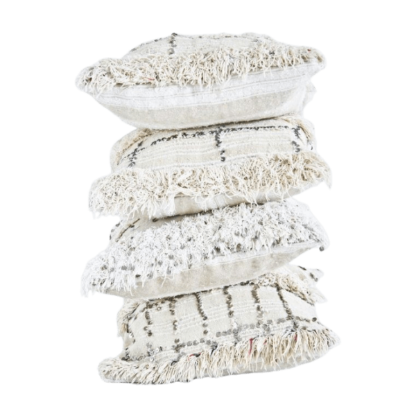 DGN-0167_ Handmade Striped Moroccan Pillow