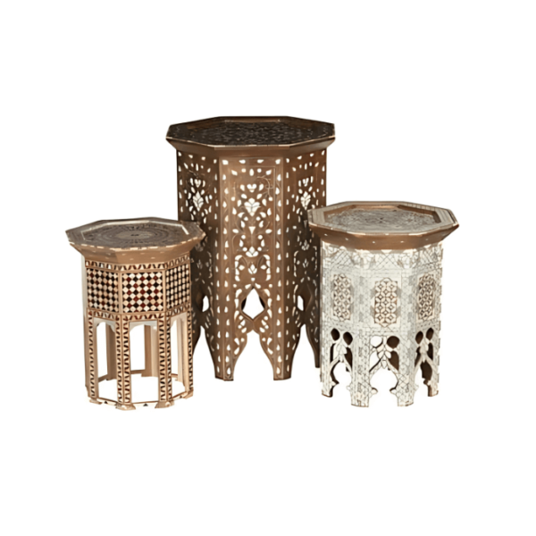 DGN-0059_ Handmade Moroccan Wooden Tables