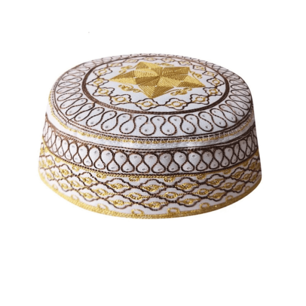 DGN-0093_Handmade MoroccanPrayer Cap For Muslim Men