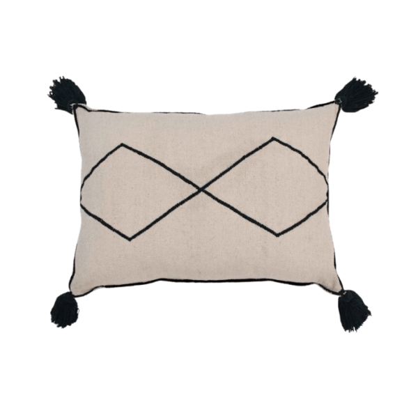 DGN-0201_ Handmade Striped Moroccan Pillow