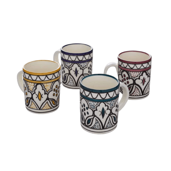 DGN-0254_ Handmade Moroccan ceramic Cups