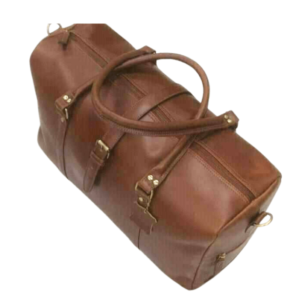 DGN-0303_Handmade Moroccan Leather Travel Bag