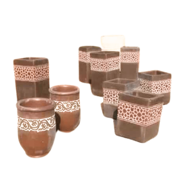 DGN-0357_Handmade Moroccan pottery Decorative Vase