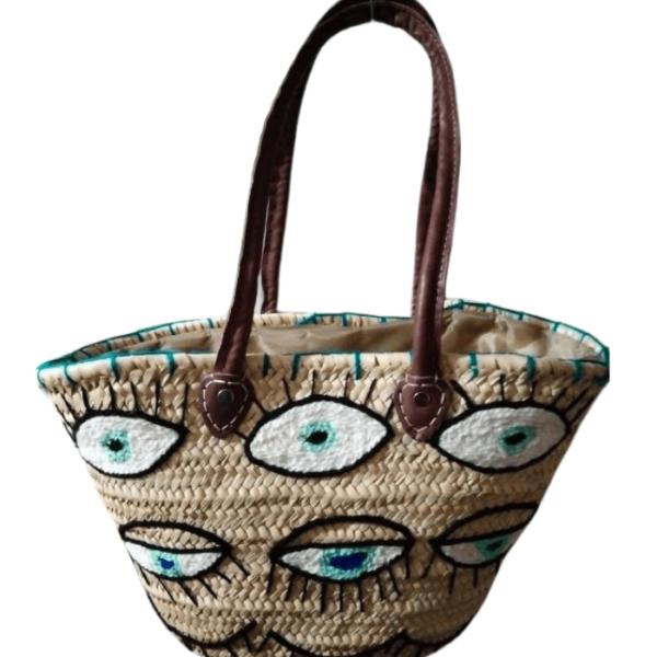 DGN-0473_ Handmade Moroccan handmade wicker basket