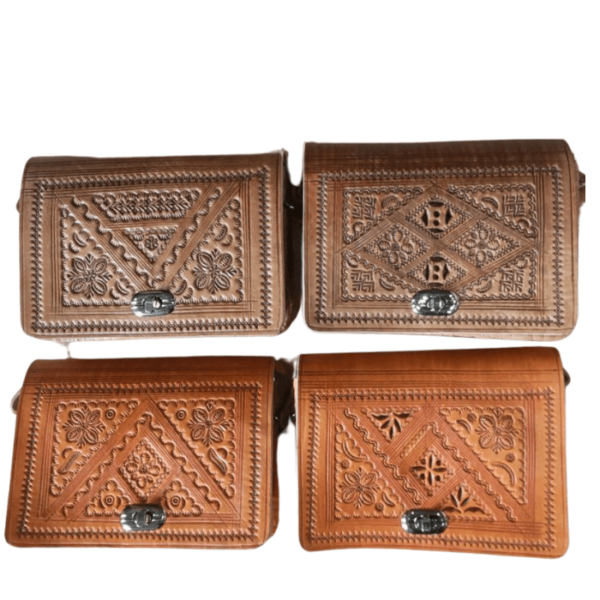 DGN-0511_ Handmade Moroccan Shoulder Leather Bag