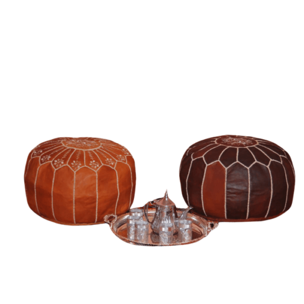 DGN-0589_ Handmade Moroccan poufs