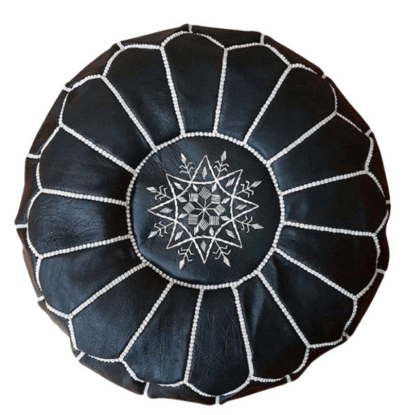 DGN-0590_ Handmade Moroccan poufs