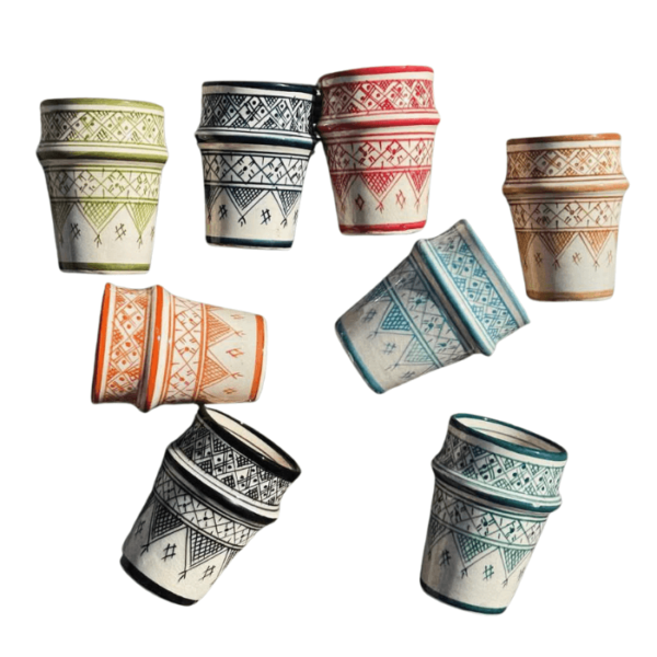 DGN-0631_ Handmade Moroccan ceramic Cups