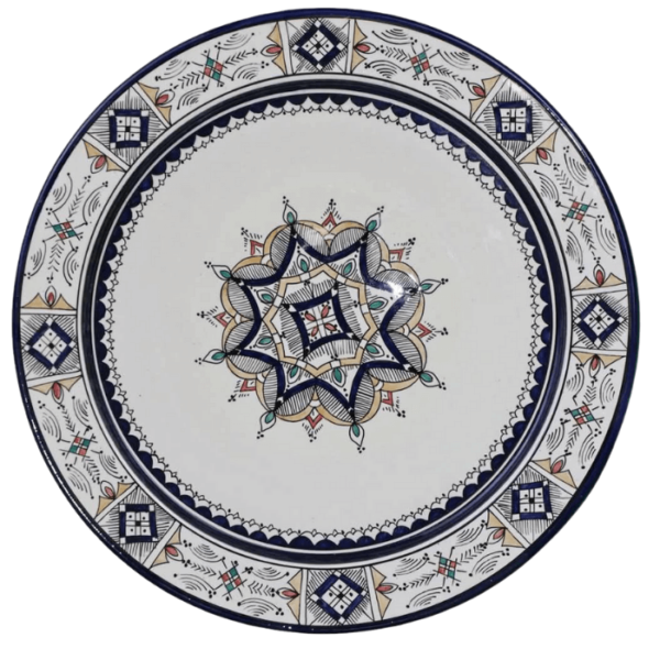 DGN-0644_ Handmade Moroccan ceramic  Plates