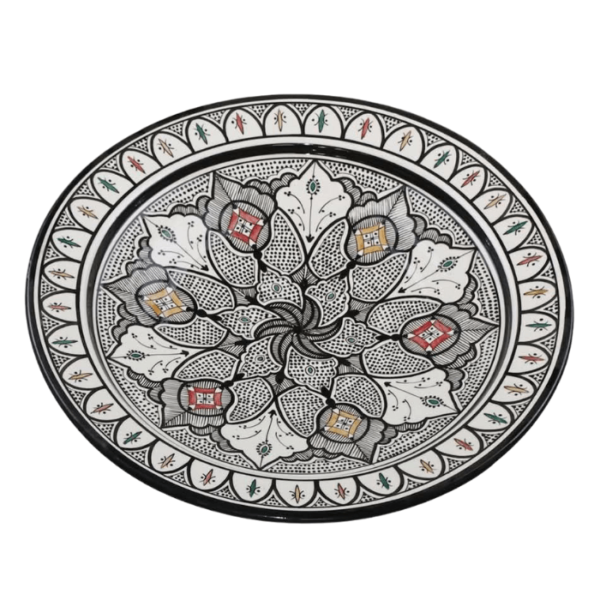 DGN-0645_ Handmade Moroccan ceramic  Plates