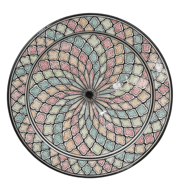 DGN-0646_ Handmade Moroccan ceramic  Plates