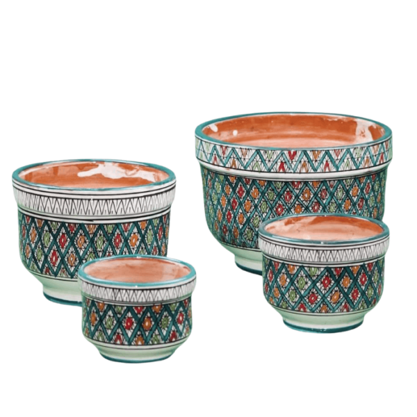 DGN-0660_Handmade Moroccan pottery Decorative Vase