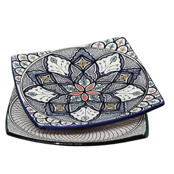 DGN-0673_ Handmade Moroccan ceramic  Plates