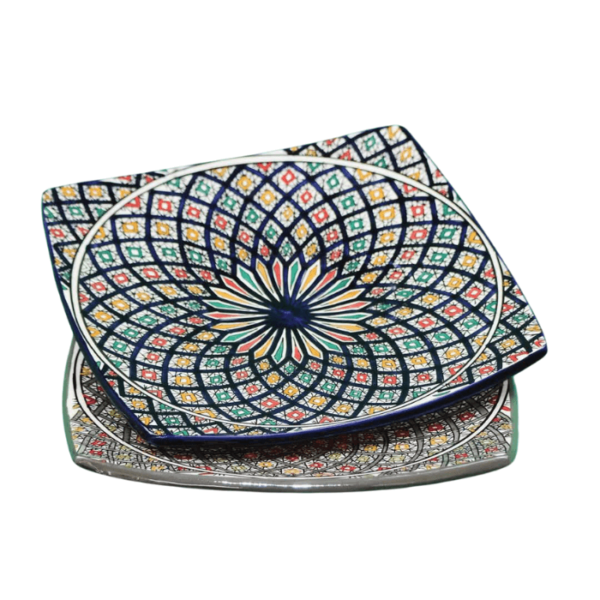 DGN-0679_ Handmade Moroccan ceramic  Plates