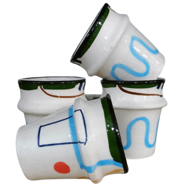 DGN-0781_ Handmade Moroccan ceramic Cups