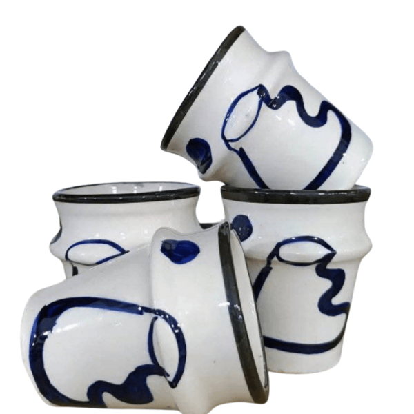 DGN-0782_ Handmade Moroccan ceramic Cups