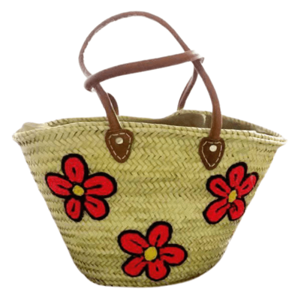 DGN-0791_ Handmade Moroccan handmade wicker basket