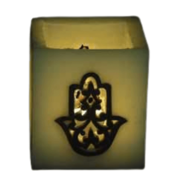 DGN-0845_Handmade Moroccan Wood candle holders