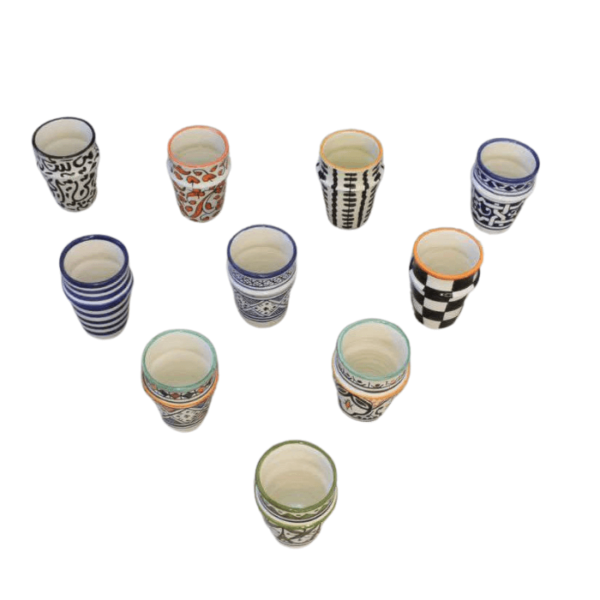 DGN-0877_ Handmade Moroccan ceramic Cups