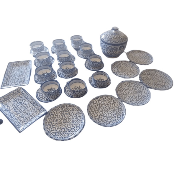 DGN-0915_ Handmade Moroccan ceramic  Plates