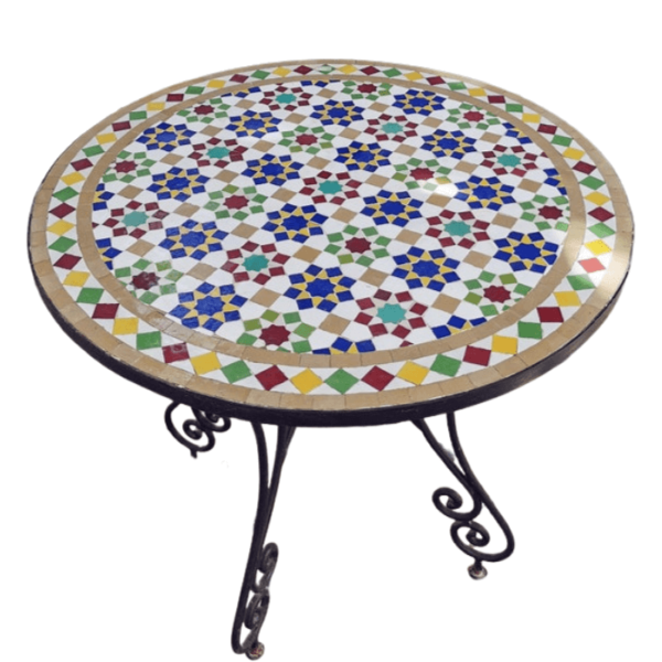 DGN-0933_Handmade Moroccan Tile Zellige Table