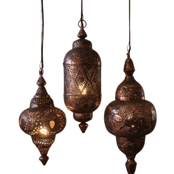 DGN-0941_Handmade Moroccan  Brass lamps