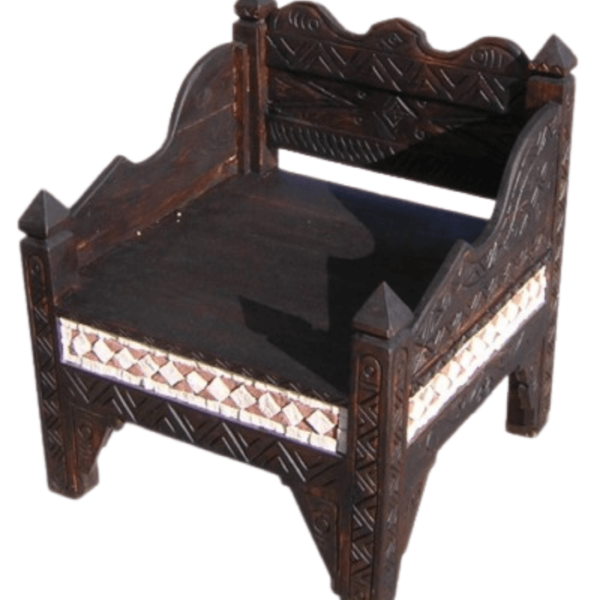 DGN-1075_Handmade Handmade  Moroccan Wooden Chair