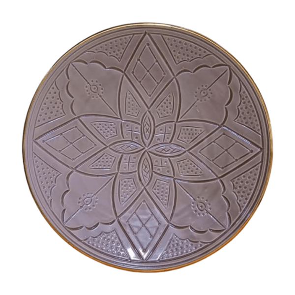 DGN-1378_ Handmade Moroccan ceramic  Plates