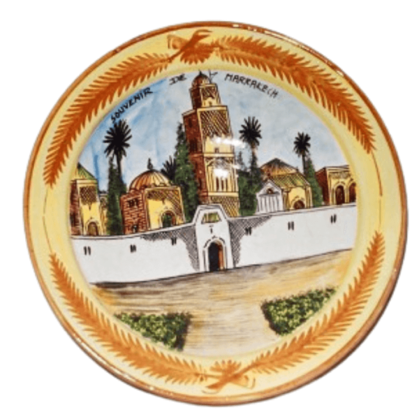 DGN-1392_ Handmade Moroccan ceramic  Plates
