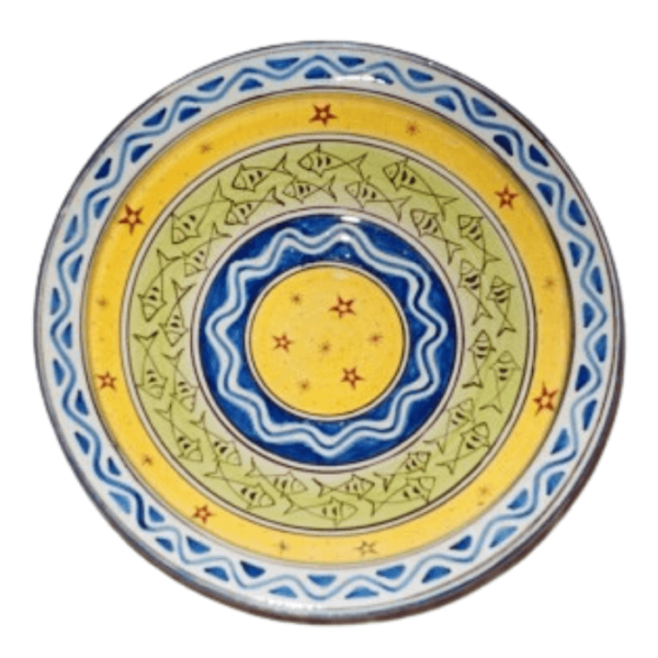 DGN-1394_ Handmade Moroccan ceramic  Plates