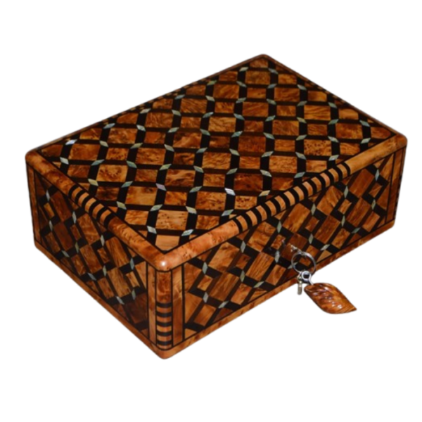 DGN-1430_Handmade Moroccan Wooden Jewelry Box