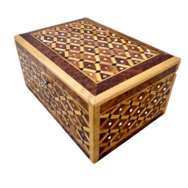 DGN-1431_Handmade Moroccan Wooden Jewelry Box