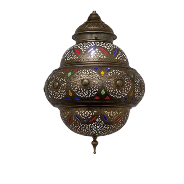 DGN-1612_Handmade Moroccan wrought iron lamps
