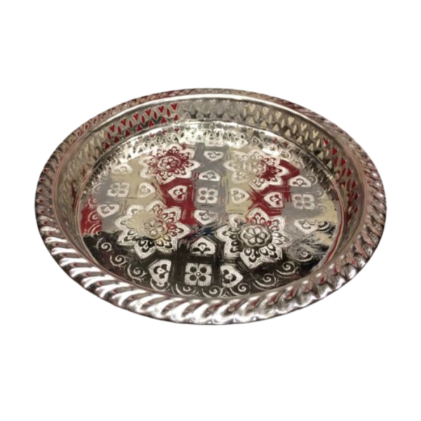 DGN-1679_ Handmade Moroccan metal tray