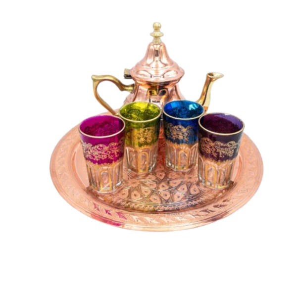 DGN-1682_ Handmade Moroccan Tea set