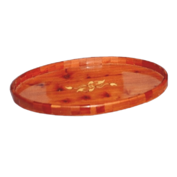 DGN-1915_ handmade Moroccan Thuya wood serving tray