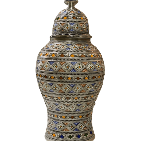 DGN-2050_Handmade Moroccan pottery Decorative Vase