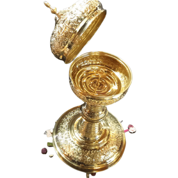 DGN-2169_Handmade Moroccan  Brass Incense Burner