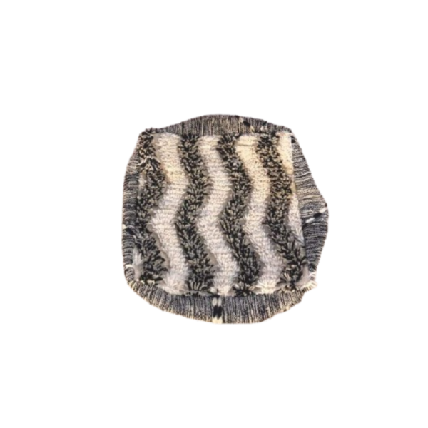 DGN-2401_ Handmade Moroccan floor pouf