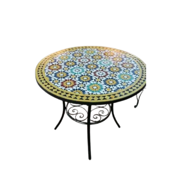 DGN-2442_Handmade Moroccan Tile Zellige Table