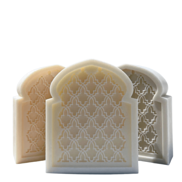 DGN-2180_Handmade Moroccan Wood candle holders