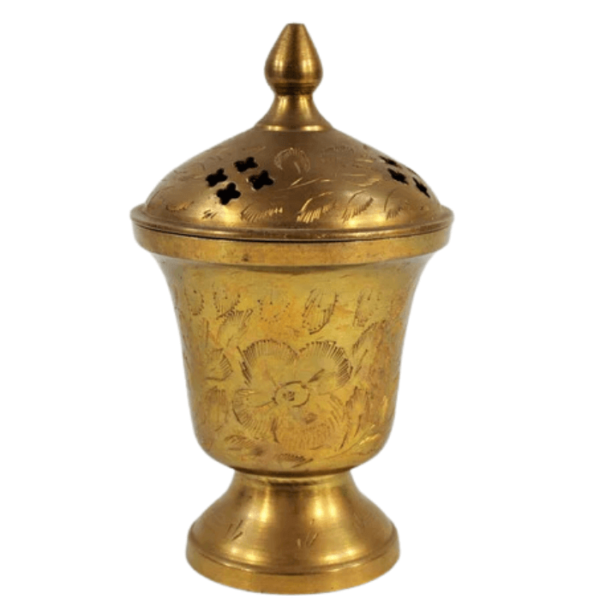 DGN-2211_Handmade Moroccan  Brass Incense Burner