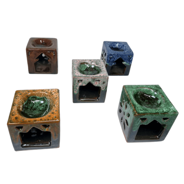 DGN-2212_Handmade Moroccan Pottery Candle Holders
