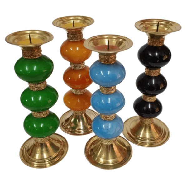 DGN-2221_Handmade Moroccan Iron candle holders