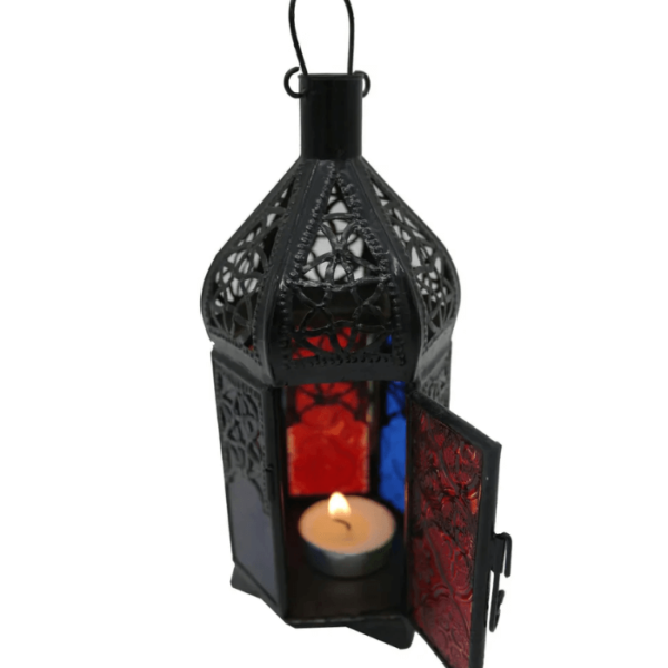 DGN-2225_Handmade Moroccan Iron candle holders