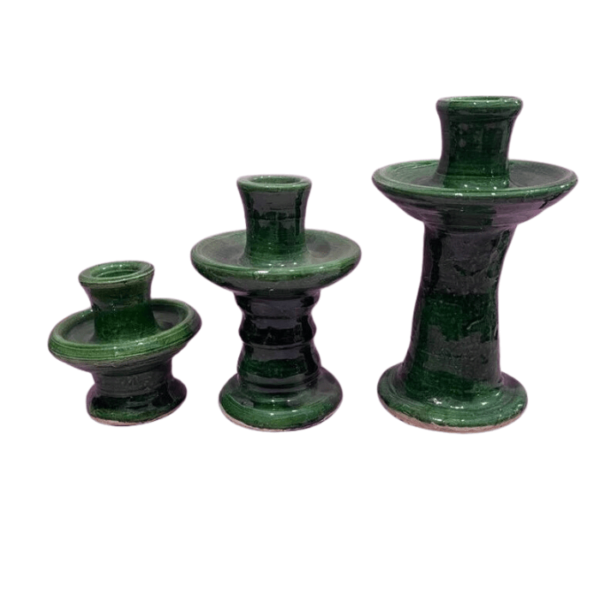 DGN-2238 _Handmade Moroccan Pottery Candle Holders