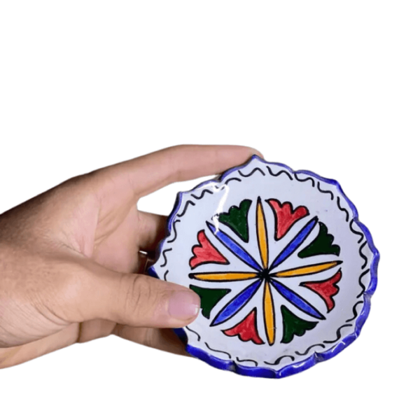 DGN-2268_ Handmade Moroccan ceramic  Plates