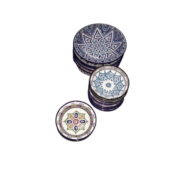 DGN-2502_ Handmade Moroccan ceramic  Plates